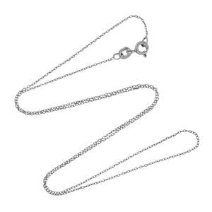 Vintage Italian Sterling Silver 925 Cable Link Chain Necklace 20"